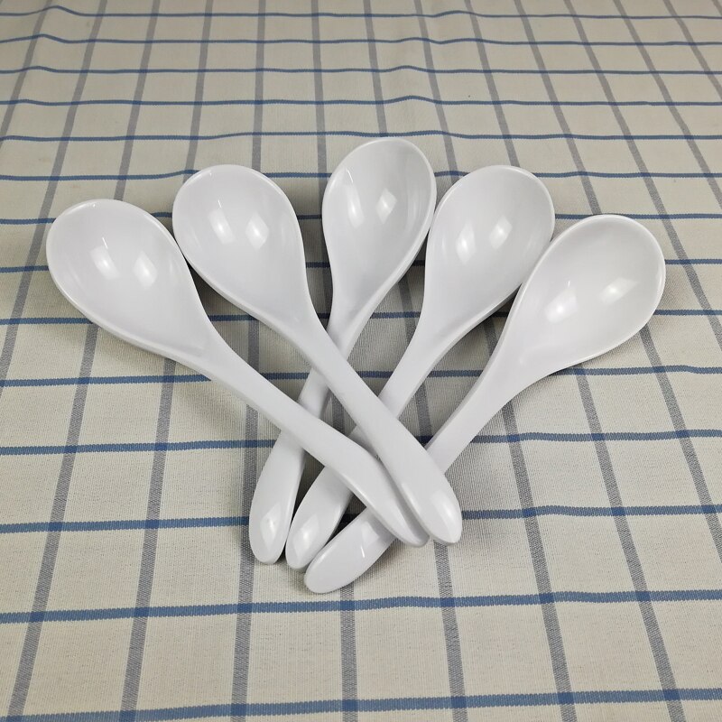 100% Melamine Dinnerware Soup Spoon Restaurant Victualing House Household Spoon Soup Ladle A5 Melamine Spoon Melamine Tableware