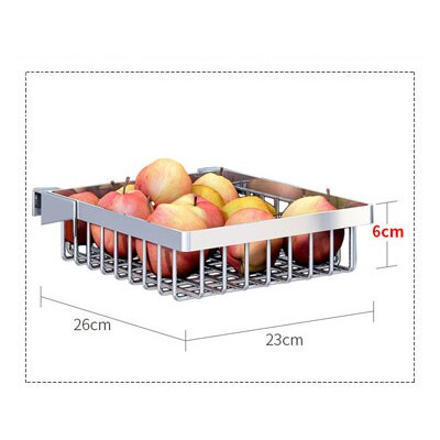 Storage Holder Rack Stainless Steel DIY Kitchen Organizer Multifunction Kitchen Shelf Rack Wall Drain Dish Rack Spice Organizer: 3