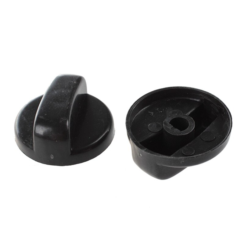 iTYOOS 4 Stuks Ovenknoppen, Draaiknop 6 mm, Kookknoppen voor Gasfornuis, Draaiknop 6 mm D-schacht, Universele Sloten & Bediening, Knoppen & Schakelaar voor Oven, Gasfornuis, Fornuizen