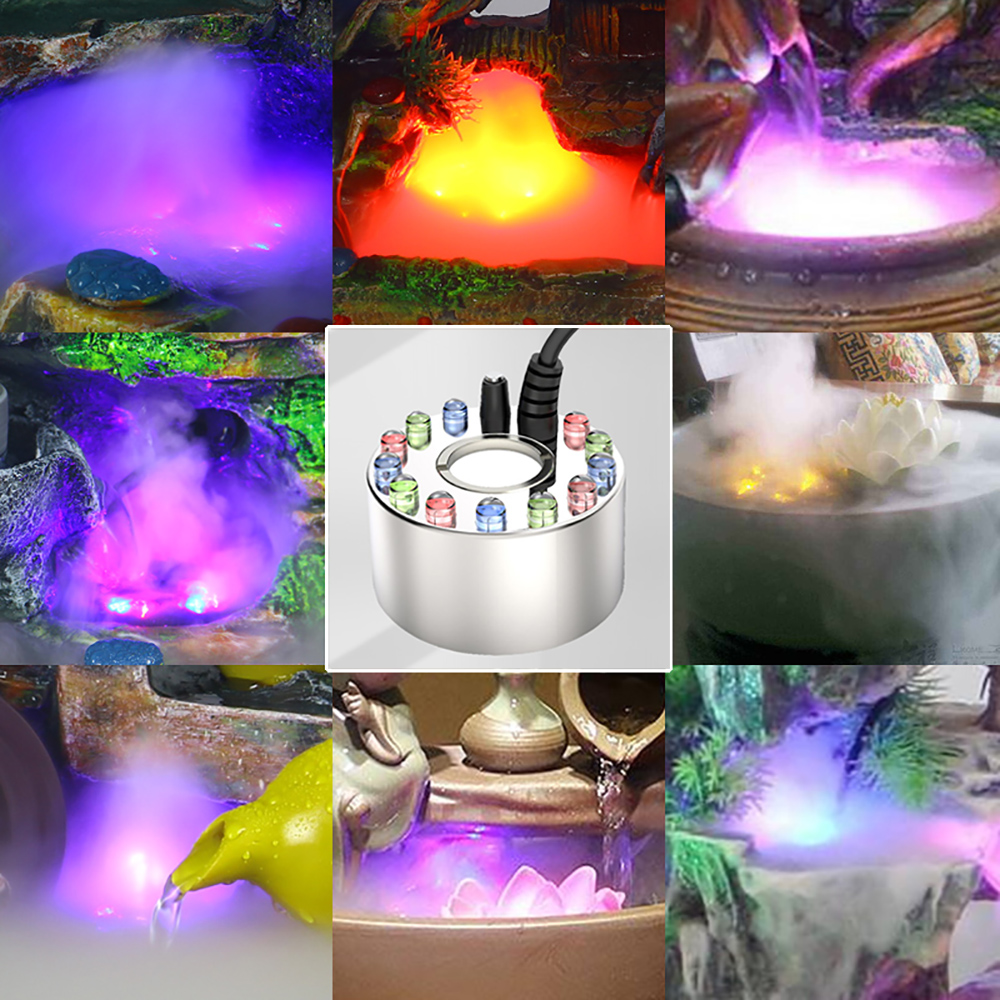 110V 220V Ultrasone Mist Maker Fogger Aquarium Verneveling Apparaat Luchtbevochtiger Hydrocultuur Vernevelaar Fontein Vijver verstuiver