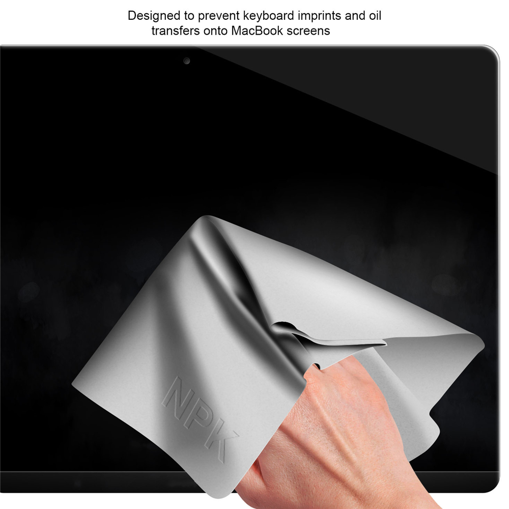 Notebook Palm Keyboard Blanket Cover Microfiber Dustproof Protective Film Ściereczka do czyszczenia ekranu laptopa MacBook Pro 13/15/16 cali