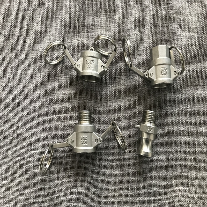 304 Rvs Homebrew Camlock Montage Adapter 1/2 "NPT Barb Camlock Quick Disconnect Voor Slang Pompen Fittings