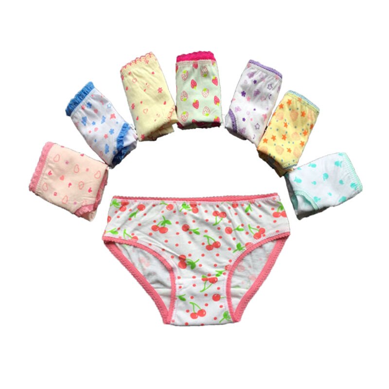 3 Teile/los Baby Mädchen Unterwäsche Unterhose Höschen Kurzen Bunten Höschen freundlicher Baumwolle Slip