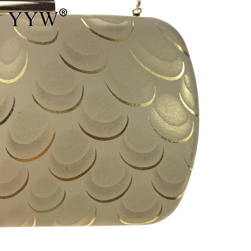 Gold Splitter Kupplung Taschen Für Frauen Metall Griff Handtaschen Mit Kette Schulter Crossbody-tasche Damen Hand Taschen