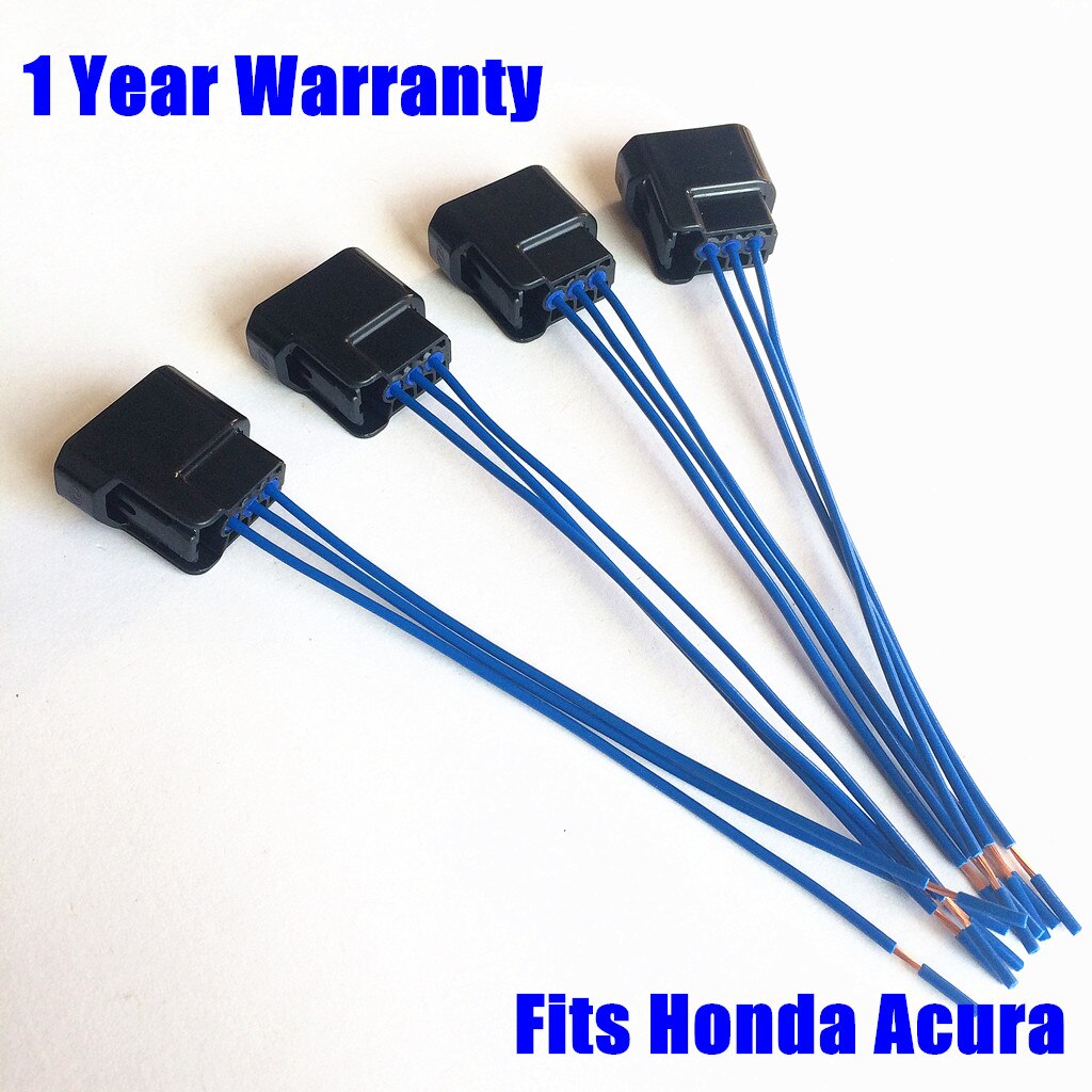 4 Wire harness connector fit Honda Civic Acura RL CRV ELEMENT K20 K24 COIL PACK