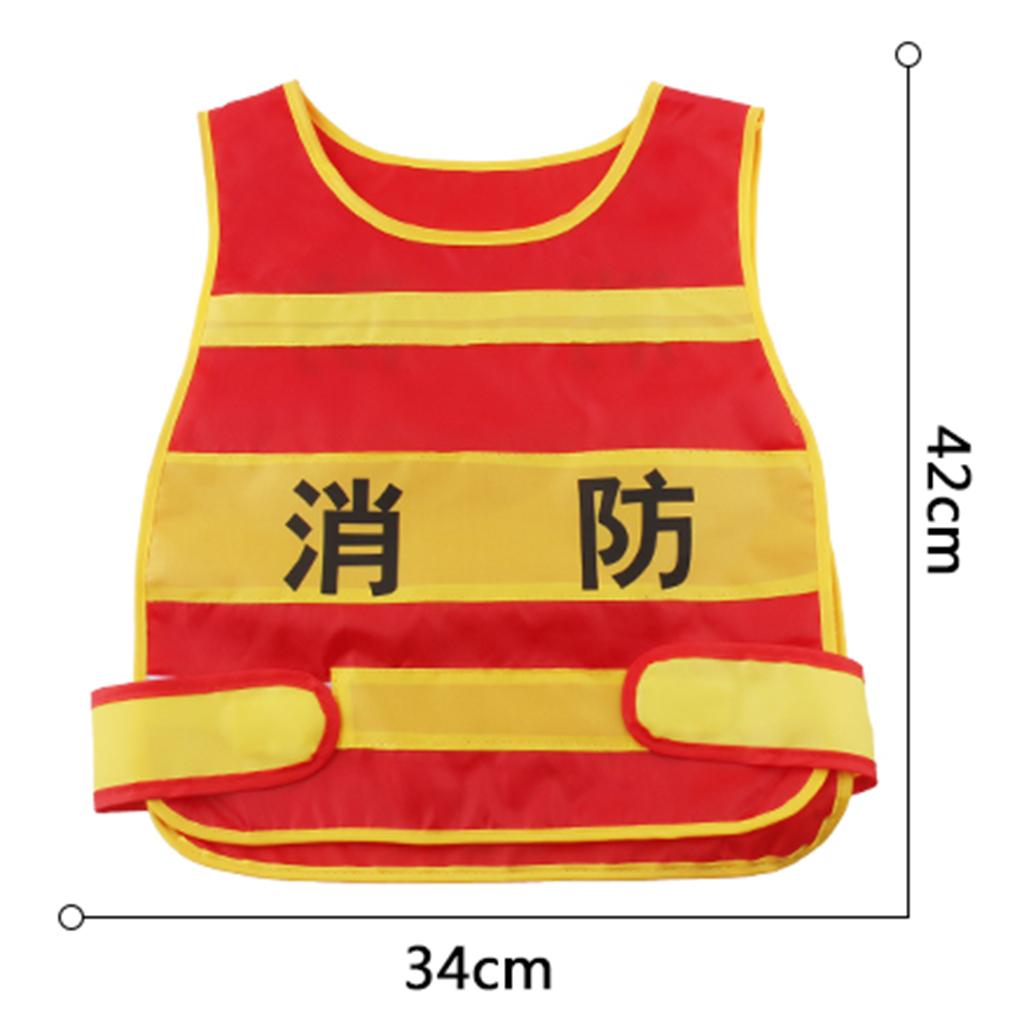 Washable Firefighter Costume Premium Firefighter Props Role Play for