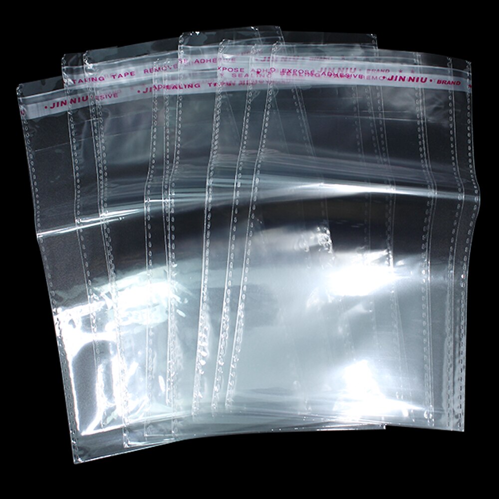 Self Adhesive Clear OPP Poly Bag Small Transparent Plastic Packaging Bags Jewelry Grocery Package Pouch 1000Pcs/Lot