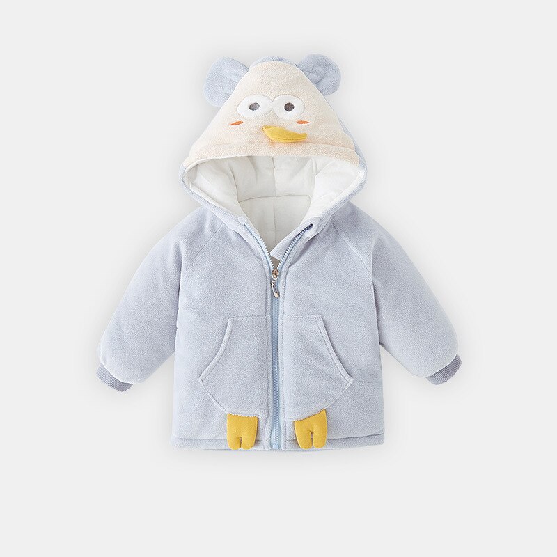 Bebê menina roupas de inverno roupas de bebê meninos crianças casacos de inverno quente superior polar casaco de lã animal decoração design