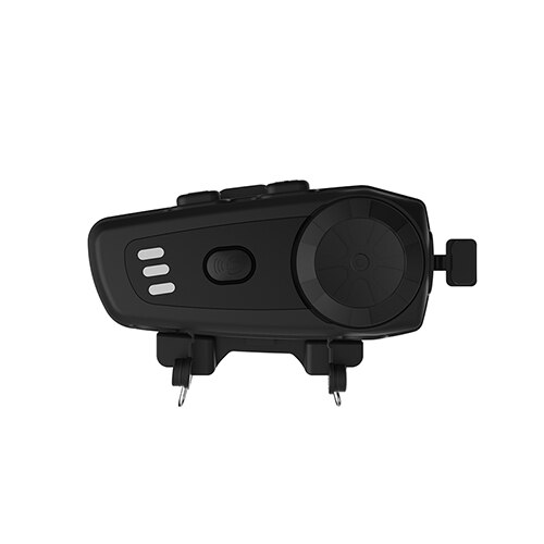 VR roboter Bluetooth Motorrad Gegensprechanlage Wasserdichte Drahtlose Freihändige Helm Headset Sprechanlage Für 2 Fahrer Intercomunicador: Schwarz