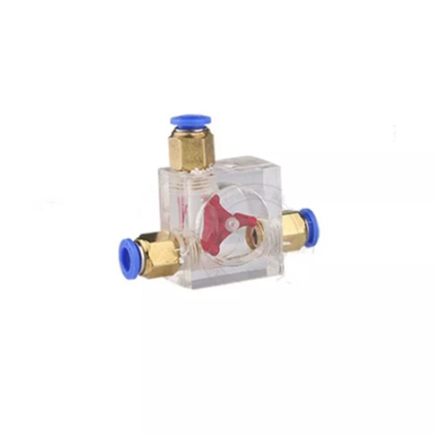 Flow Meter Engraving Machine Water Cooled Flow Indicator Cooled Spindle Motor Cooling Waterway Flow Rate Indicator: 1 In 2 Out