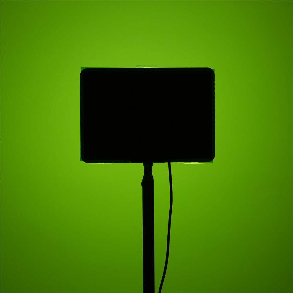 Dimmbare led-videoleuchte mit 5600k usb-anschlüssen, verstellbarem stativ und farbfiltern für tisch- und flachwinkelaufnahmen
