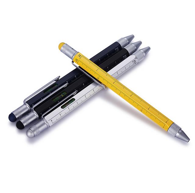 (1PCS/Sell) 5 Colors Screwdriver Capacitance fountain pens Stationery Stylus Pen Touch Pen Oily Black Refill 0.7 Mm