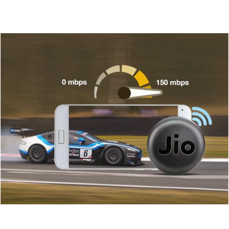 JioFi JMR1040 150Mbps Draadloze 4G Draagbare draadloze router