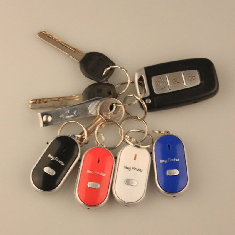 Key Finder Mini Whistle Anti-Lost Key Finder Led Whistle Key Finder Flashing Remote Beeping Lost Keyfinder Key Finder