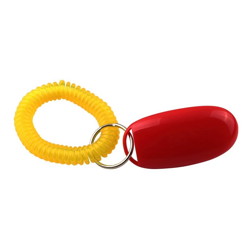 Hond huisdier klik clicker training gehoorzaamheid behendigheid trainer hulpmiddel polsband: Default Title