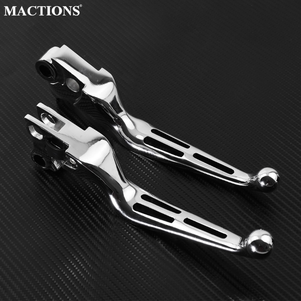 Motorbike Chrome Brake Clutch Levers For Harley 1996-2003 XL,1996-2007 Dyna and Touring,1996-2007 and Softail