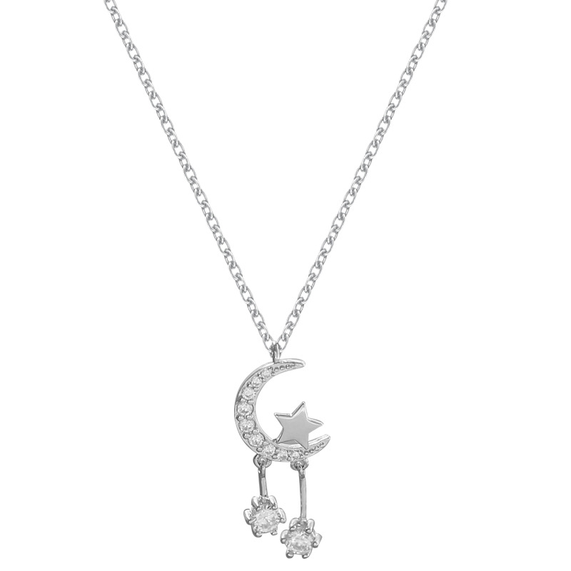 1pcs Moon Rabbit Pendant Necklace Cute Women Animal Collarbone Chain Accessories Jewelry Girl: style 5