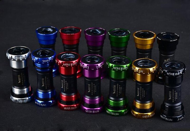 BB-C68 Ordinary Bottom Bracket Road Bicycle Bearing Axis Bottom Bracket Mountain Bike Bottom Bracket Bike Parts