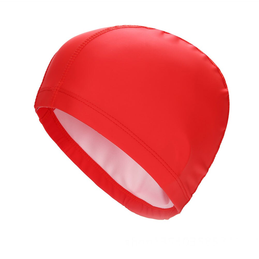 tissu en polyuréthane imperméable élastique protéger les oreilles cheveux longs sport natation piscine chapeau bonnet de natation taille libre pour hommes femmes adultes
