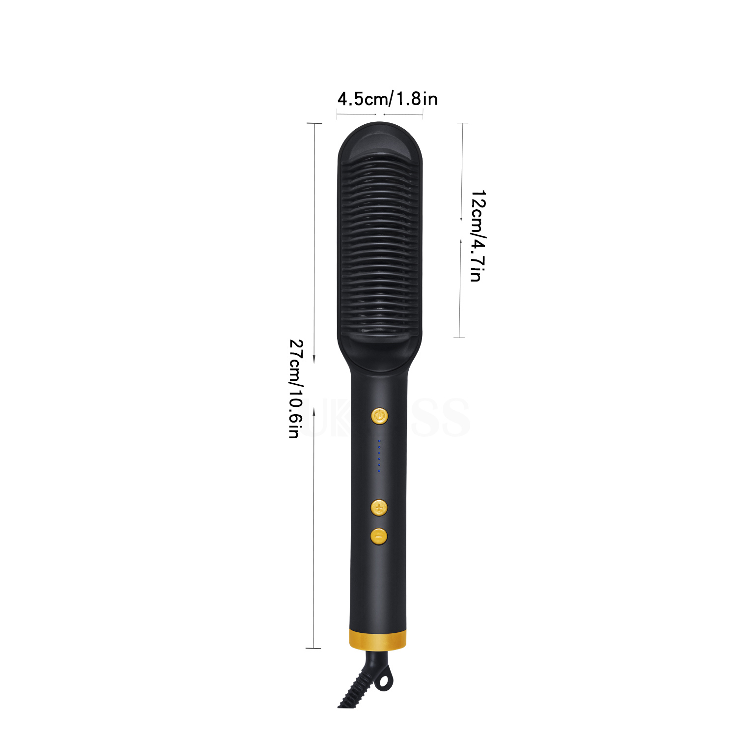 Piastra per barba per uomo pettine per capelli portatile strumento per raddrizzare professionale da viaggio per pettine per raddrizzare la barba corta e lunga