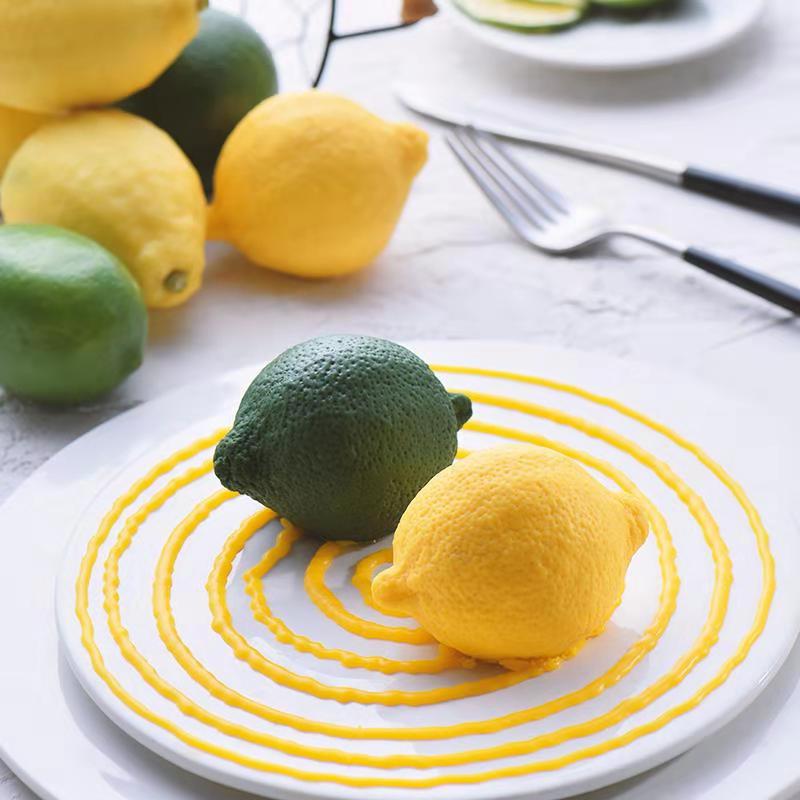 Zitrone Silikon Kerze Formen DIY Obst Kuchen Formen Seife Formen Silikon Gummi Handwerk formen