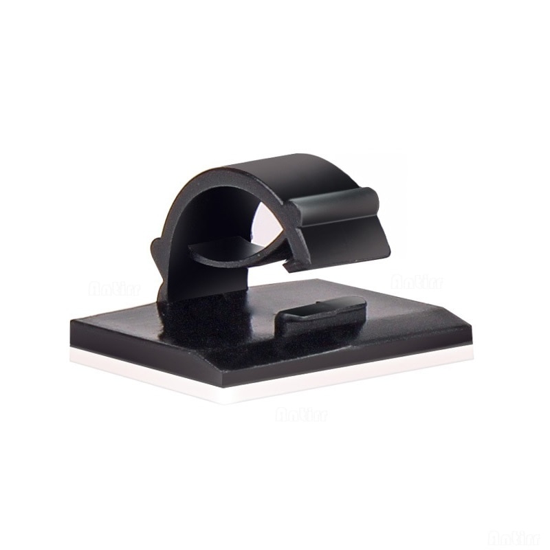20 piezas-organizador de sujetadores para cables de coche, gancho de carga de Cable, Clip de Cable, soporte de sujeción de pared, gestión