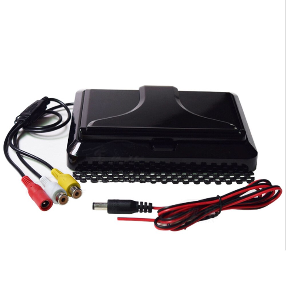 5.0 "farve hd ccd bil display 5 tommer folde digital skærm 2 kanals video input dvd afspiller  dc 12/24v skærm
