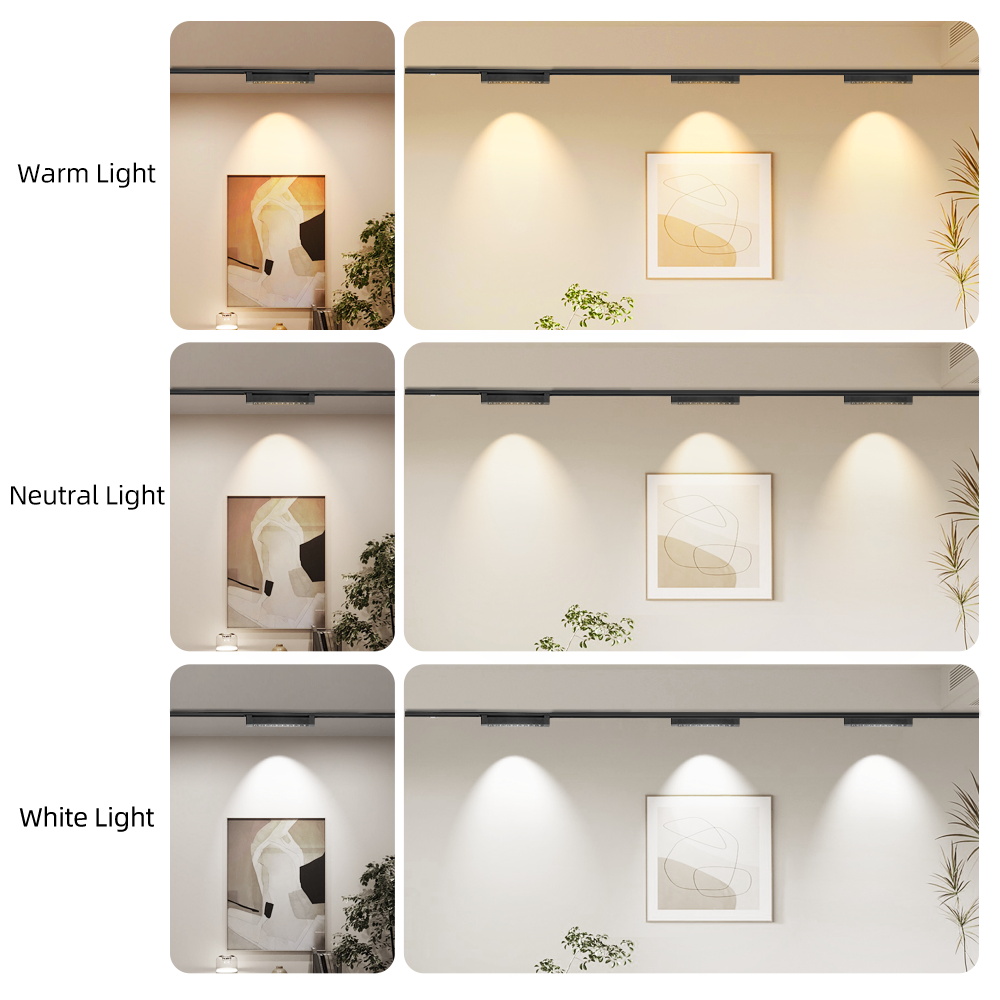 Set completo di luci a binario a LED 85 ~ 264V Faretto moderno per interni per la casa Soggiorno Negozio Plafoniera Illuminazione a binario