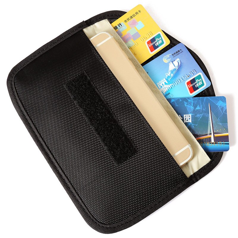 Mobile Phone Signal Blocker Shielding Bag Pouch For Bank Card key Signal Blocking Bag Shielding Wallet Case For iPhone 8 6 5 4 7
