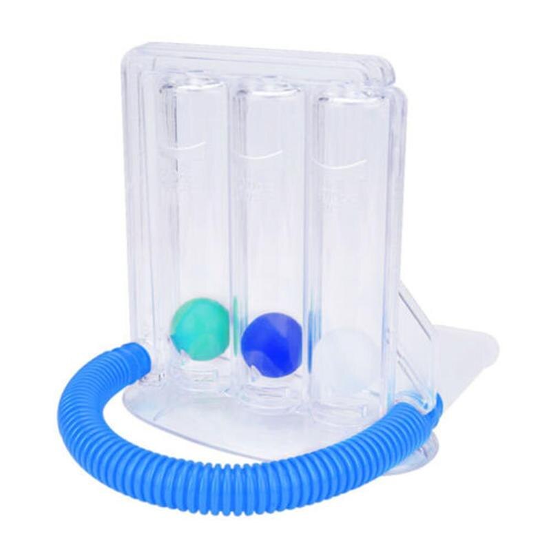 1 Pcs Ademen Trainer Drie-Bal Meter Spirometrie Trainer Longfunctie Exerciser