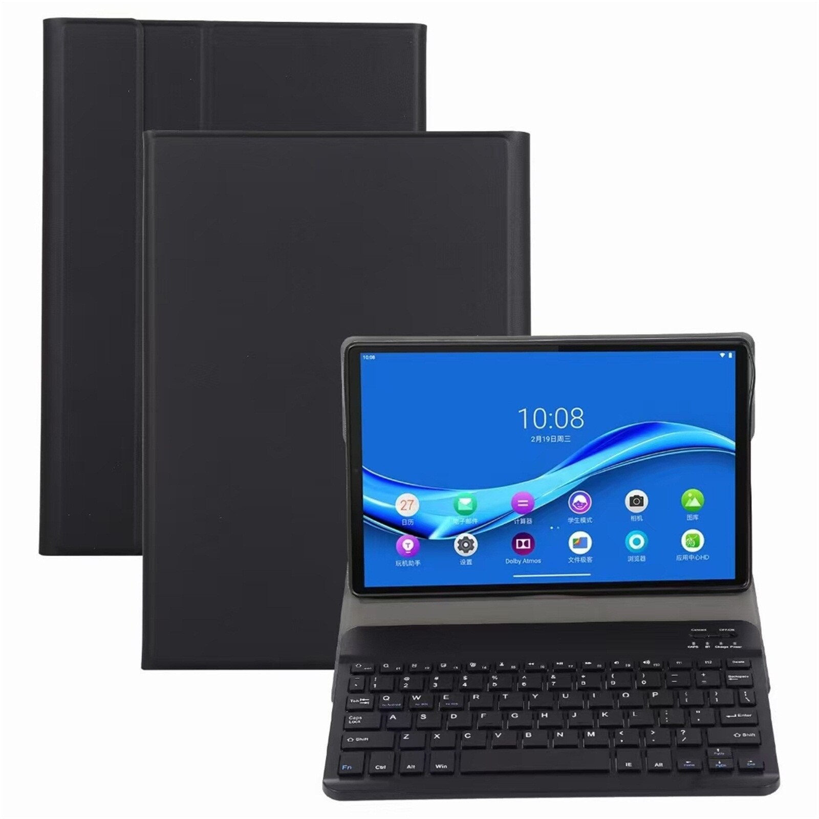 Adequado para lenovo tab m10fhd plus x606f TB-X606X 10.3 polegadas tablet pc teclado bluetooth com capa protetora #30