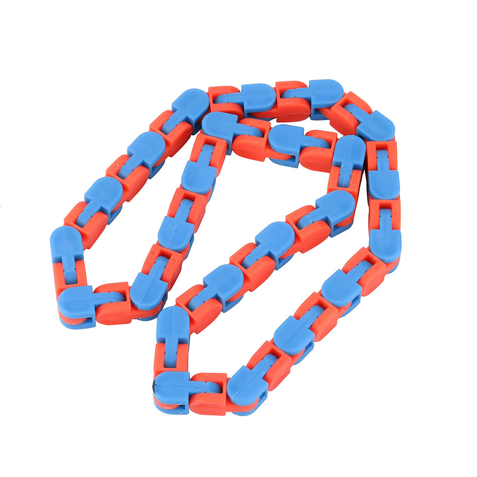 2pc Wacky Track Fidget Colorful Puzzle Sensory Fidget Toys Stress Relief Rotate And Shape 48 Bit Autisme Anti Stress Figet Toys