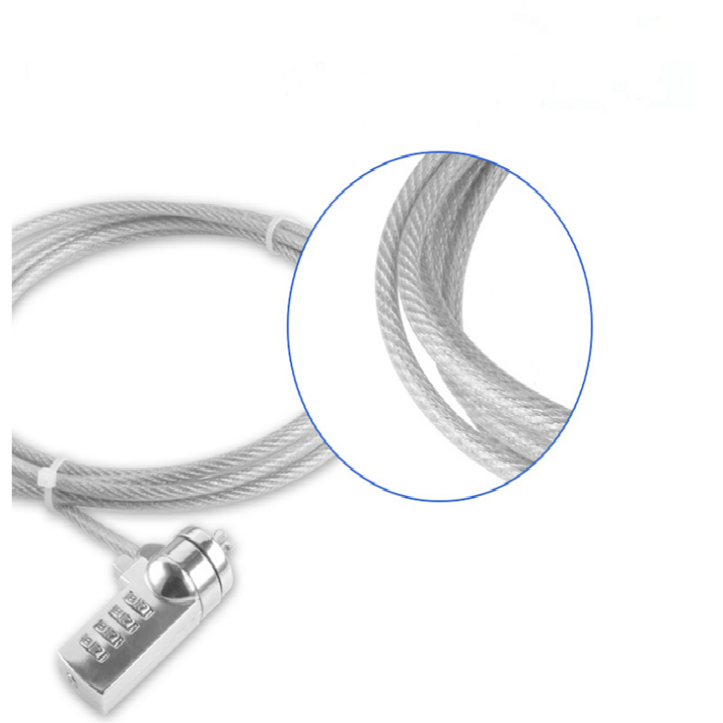 1pc Digit Security Password Computer Lock Anti-theft Locks Laptop Desktop Accessories