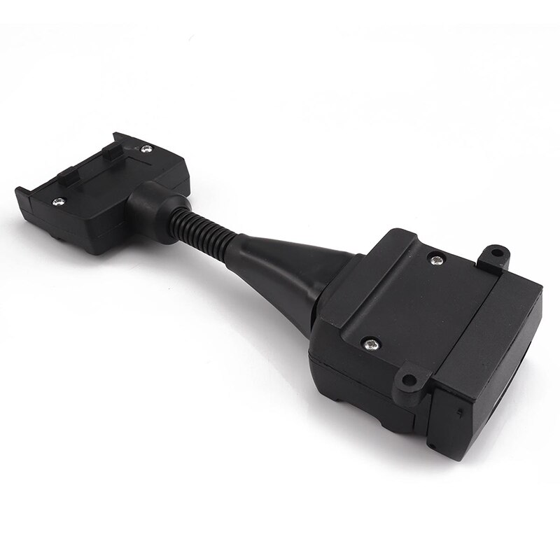 7 a 12 Pin AU plano macho remolque enchufe adaptador de conector ABS portátil Plug and Play fácil de usar para camión RV