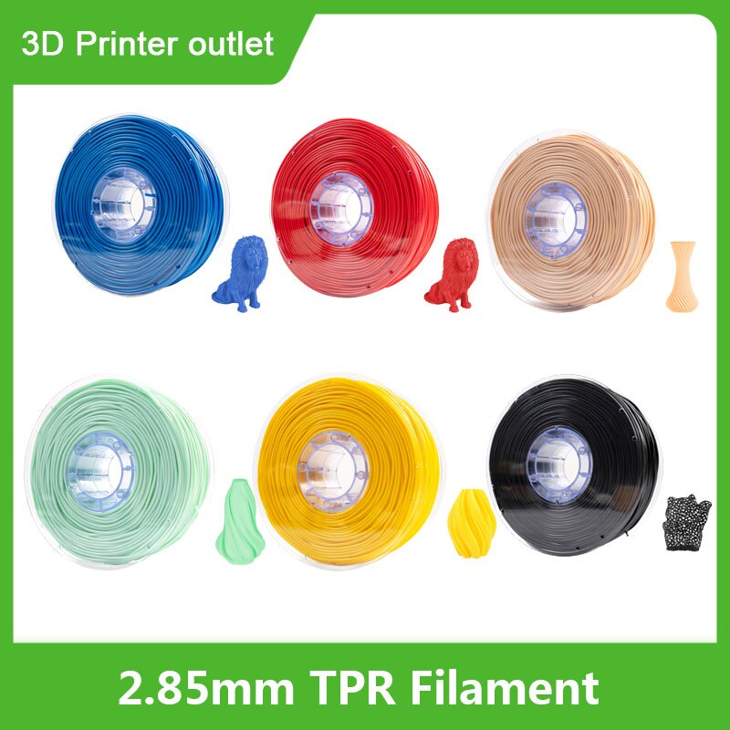 ATOMSTACK – Filament pour imprimante 3D TPR, consommable d&#39;impression en caoutchouc Flexible, diamètre 2.85mm, bobine 1KG (2,2 lbs)