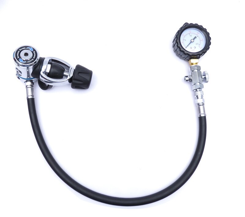 Medidor de presión intermedia de buceo para reguladores, Analizador de damas, medidor de baja presión de 300PSI