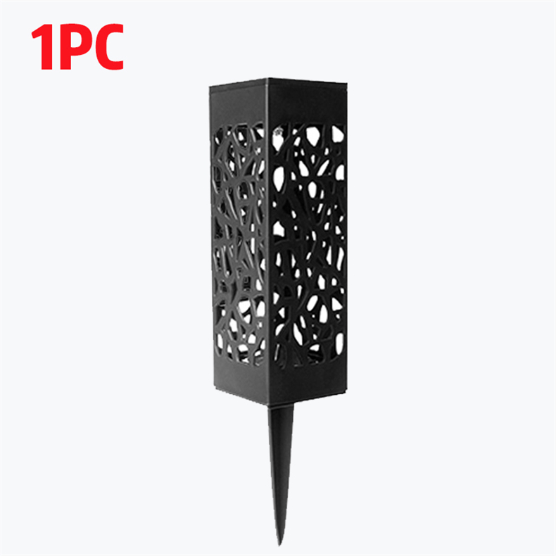 2 In 1 Solar LED Lawn Light Outdoor Waterproof Garden Decor Lamp for Pavilion Yard Landscape Buried Lamps Garden Lawn Lights: 1pcs / White light