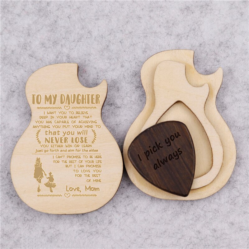 Personalisierte Gitarren-Pick-Tasche Aus Vintage-Leder - Für Bis Zu 18 Plektren