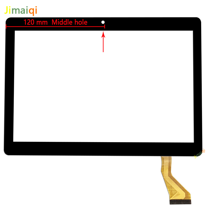 For 10.1&#39;&#39; inch Kingvina-PG1026 tablet External capacitive Touch screen Digitizer panel Sensor Multitouch Kingvina-PG1026-FPC: Black middle hole