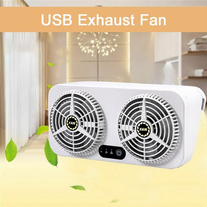 Ventilateur d'extraction de fumée pour voiture, outil de refroidissement, avec chargeur USB, Circulation d'air