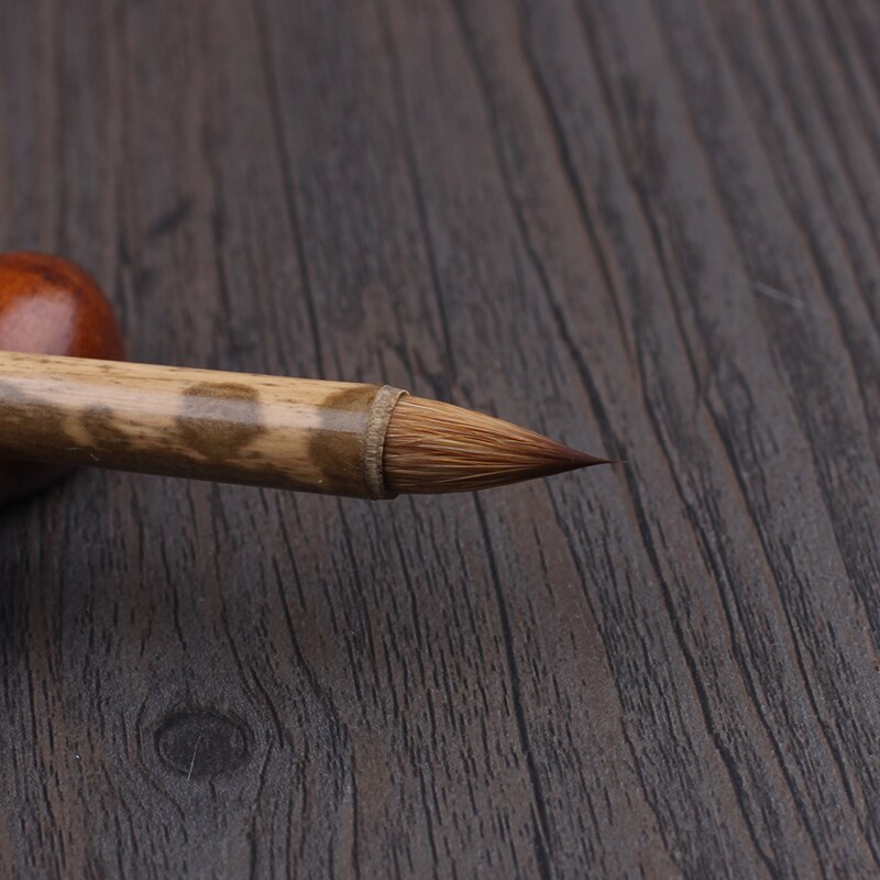 Chinese Weasel Hair Calligraphy Brush Caligrafia Exquisite Chinese Writing Brush for Samll Regular Script Painting Tinta China