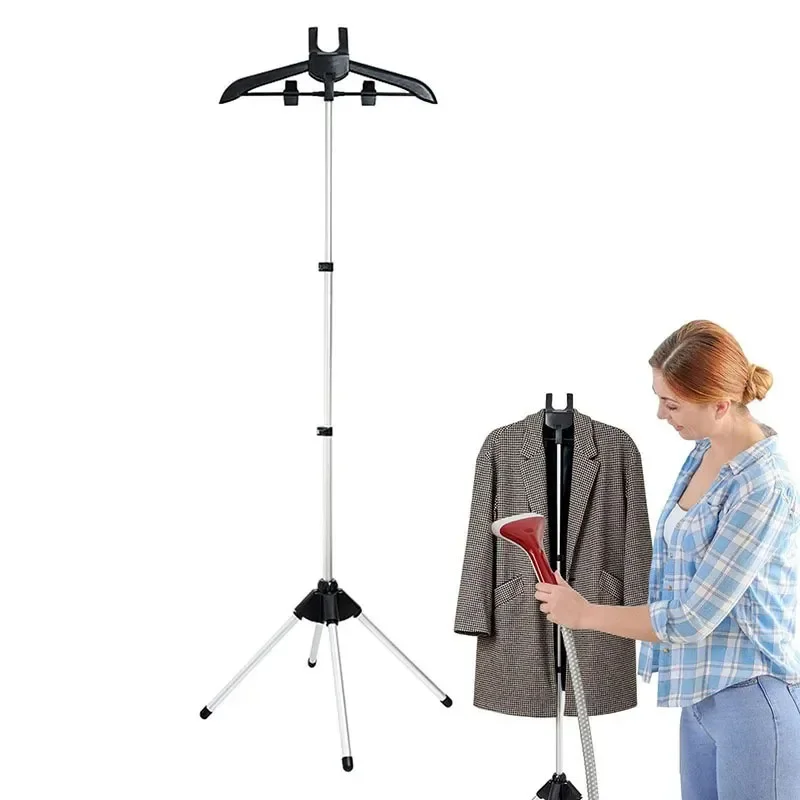 Hängender und Bügelständer, Bügelhalterung, verstellbarer Wäscheständer, Teleskop-Wäscheständer, faltbarer vertikaler Wäscheständer