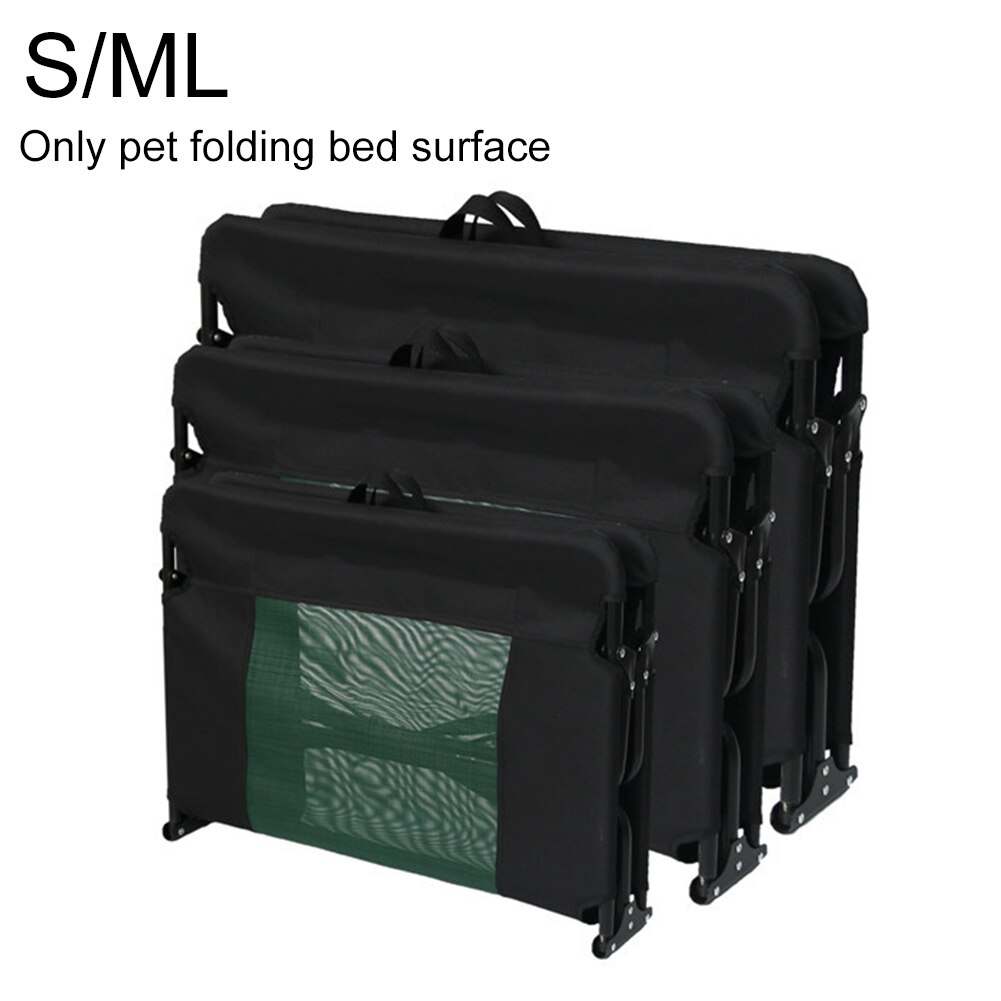 Opvouwbaar bed voor huisdieren, binnen, wasbaar, kampeerhuis, hond, kat, vervangende onderdelen, draagbaar, ademend, oxford-doek, buiten, zomer
