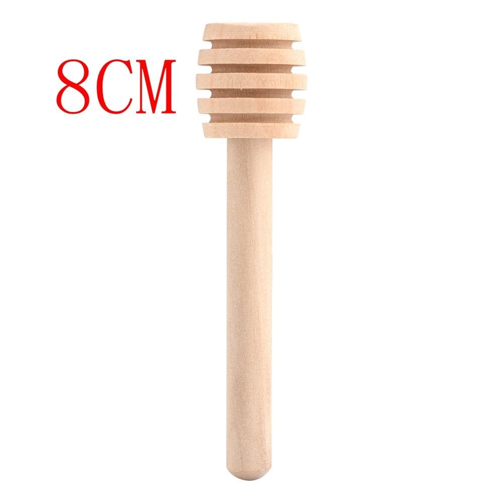 50 stks Houten Honingsstok Honing Dipper Party Supply Houten Lepel Honing Stick Voor Honey Pot Lange Steel Mixing Stick cuchara Miel: 1