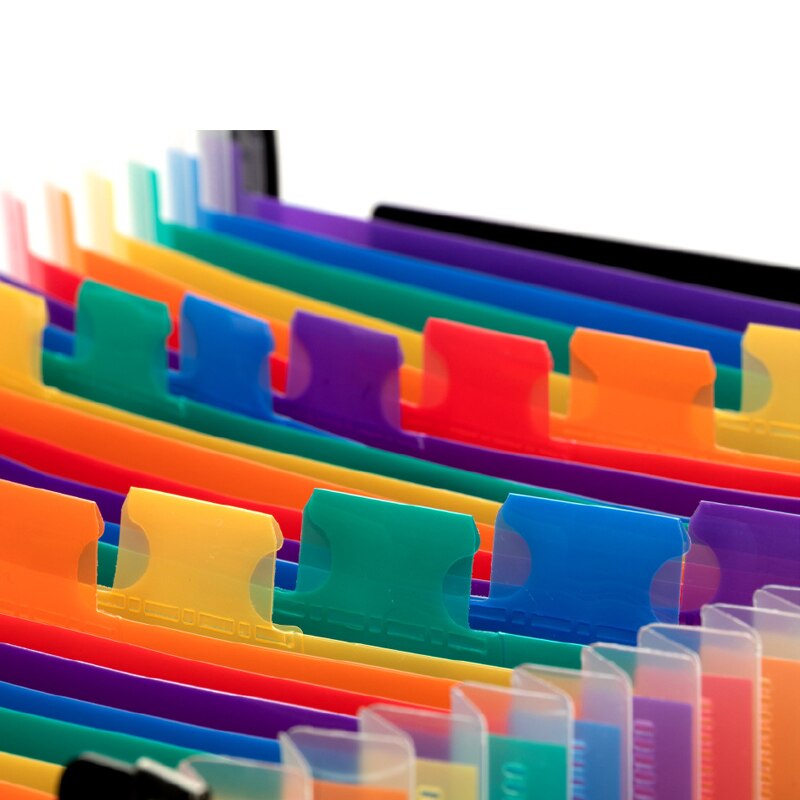 File Folder Pockets for Document Bag Organizer Holder Desk Paper School Office Stationery A4 Expanding Accessories Products