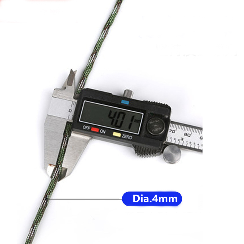550 Paracord 10/20/31m 7 hebras 4mm cuerda de paracaídas accesorios de tienda para hacer cordón pulsera Collar de perro Idea