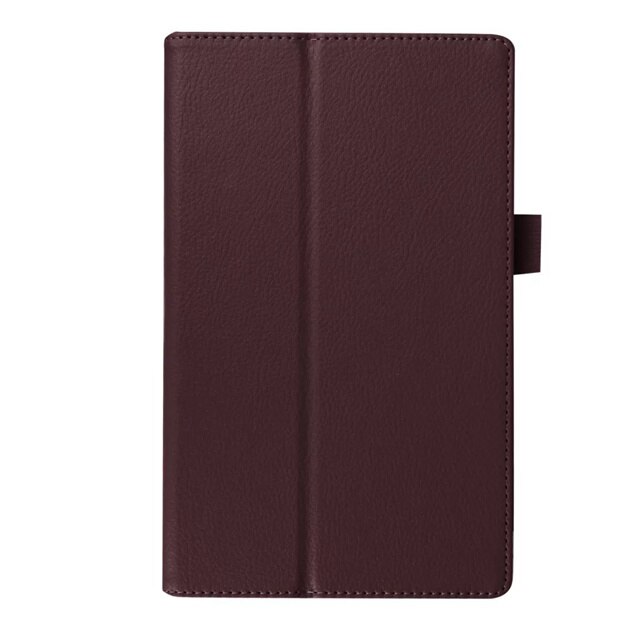 Case for Lenovo Tab 3 8 TB3-850M TB3-850F Slim Folding Flip Cover PU Leather Case for Lenovo Tab 2 A8-50 A8-50F A8-50LC 8.0 inch: brown