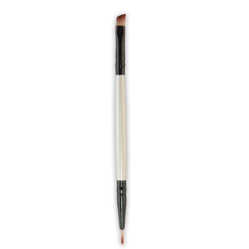 Brosse de maquillage en éponge à double tête, 1 pièce, pour fard à paupières, offre spéciale: Or
