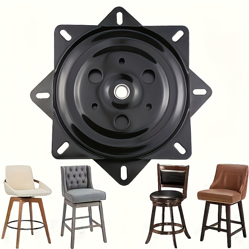Zwaar uitgevoerde stoel draaibare onderstel 6"/4", 360 ° Draaibaar, glad mechanisme - Perfect voor barkrukken en meubelaccessoires