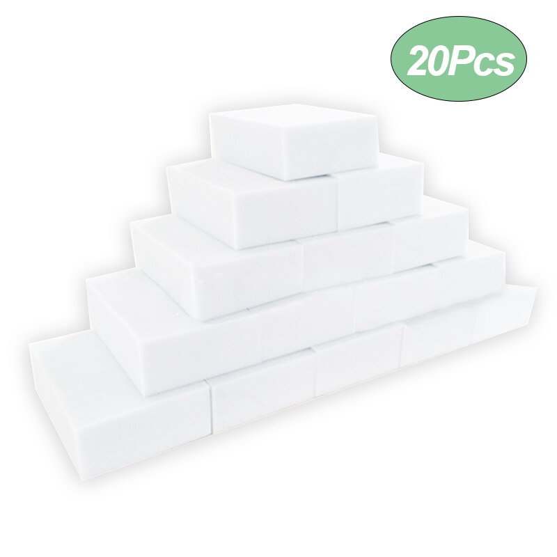 10/20/50/100 Uds esponja de melamina esponja mágica borrador limpiador esponjas de limpieza para cocina baño Herramientas de limpieza 10*6*2cm: Gris oscuro